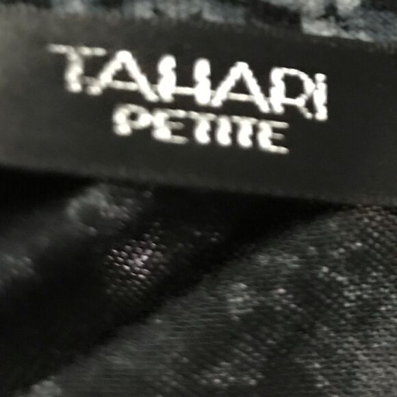 Tahari Blue Linen Duster Cardigan Sweater Petite Small - Picture 8 of 14